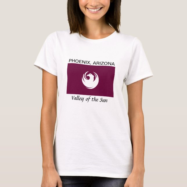 T-shirts Phoenix Flag "Valley of the Sun" (Frente)