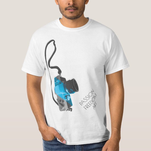 T-shirts Photography alpargata w \ retro photo camera (Frente)