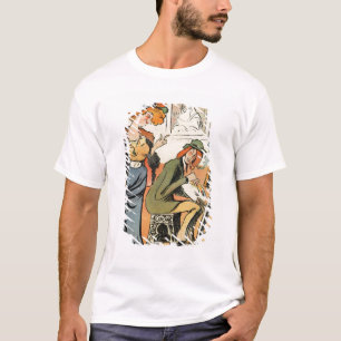 T-shirts Phryne: caricatura do modelo de um artista