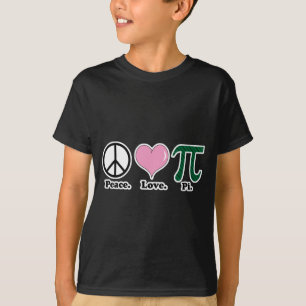 T-shirts pi de amor de paz