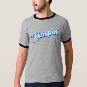 T-shirts Pi-impin' (azul)
