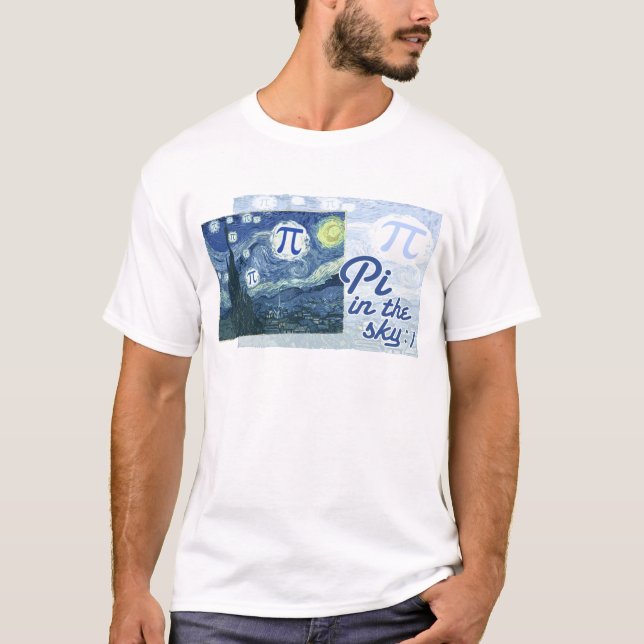 T-shirts Pi no céu (Frente)