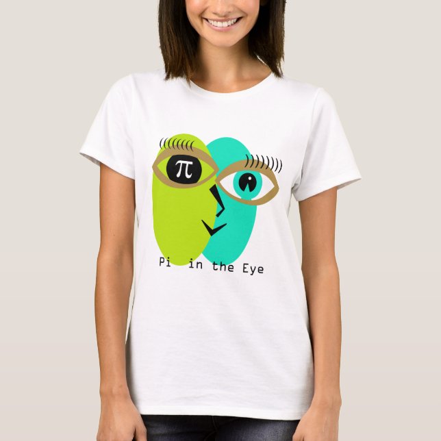 T-shirts Pi no olho (Frente)