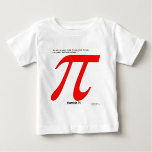 T-shirts Pi R Quadrado Humilde Divertido
