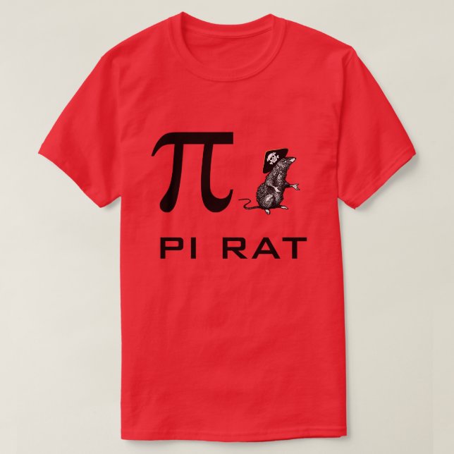 T-shirts Pi Rat (Frente do Design)