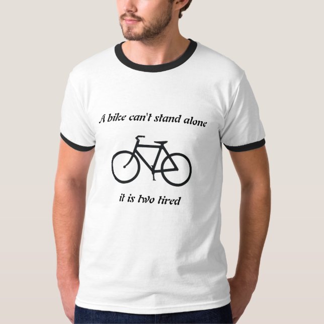 T-shirts Piada da bicicleta (Frente)
