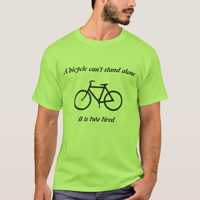 T-shirts Piada da bicicleta (Frente)