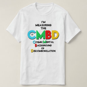 T-shirts Piada sobre a radiação cósmica de fundo