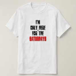 T-shirts Piada sobre sábado