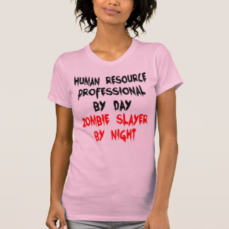 T-shirts Piada Zombie Profissional de Recursos Humanos