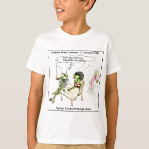 T-shirts Piadas de Paquera de Críquete Divertidas