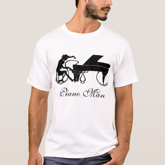 T-shirts Piano Man (Frente)