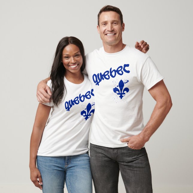 T-shirts Pichações de Quebec (Unissex)