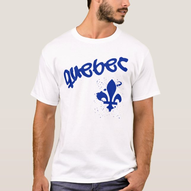 T-shirts Pichações de Quebec (Frente)