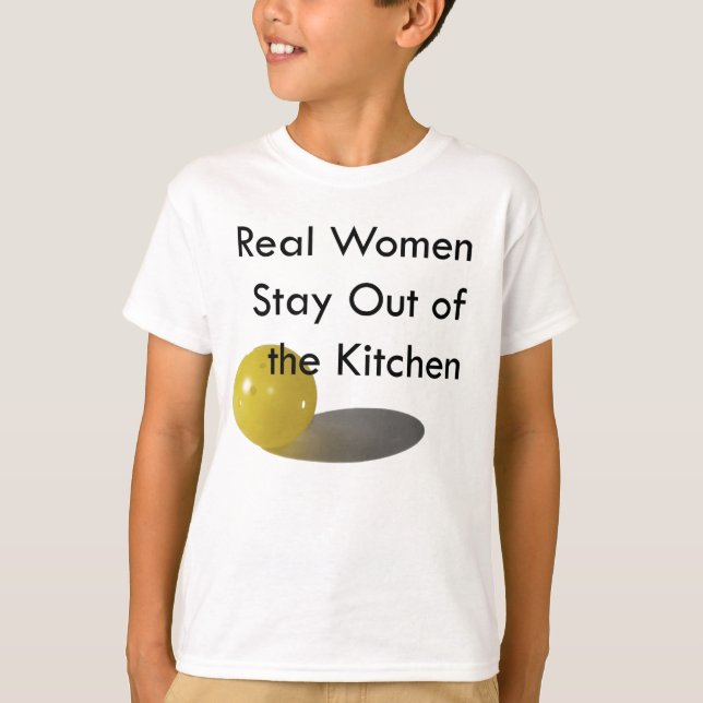 T-shirts Pickleball, fique fora da cozinha! (Frente)