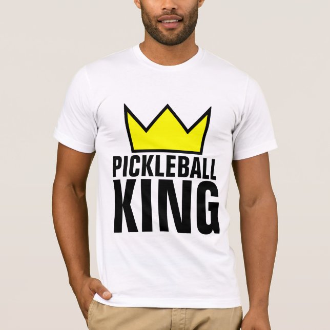 T-Shirts PICKLEBALL KING (Frente)