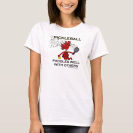 T-shirts Pickleball rema bem com outro