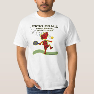 T-shirts Pickleball rema bem com outro