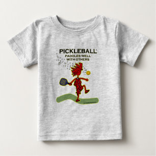 T-shirts Pickleball rema bem com outro