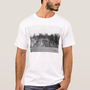 T-shirts Pico da calamidade na fotografia de Black Hills