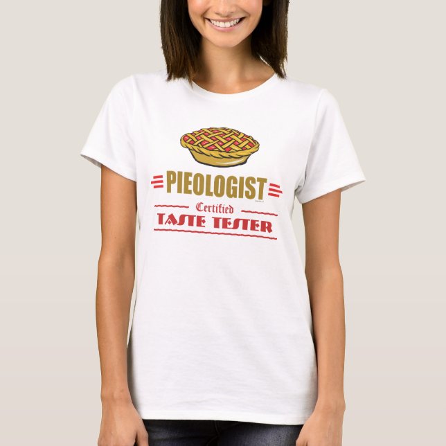 T-shirts Pie Cereja Engraçado (Frente)