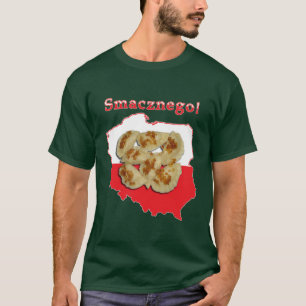 T-shirts Pierogi Smacznego Mapa Polonês