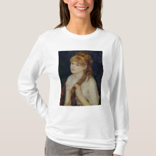 T-shirts Pierre uma jovem mulher de Renoir   que trança se
