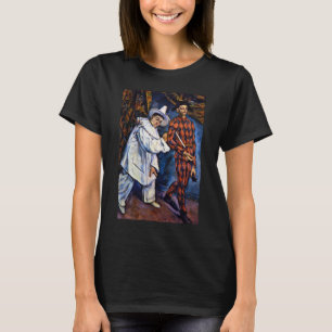 T-shirts Pierrot e Harlequin, Mardi Gras por Paul Cezanne
