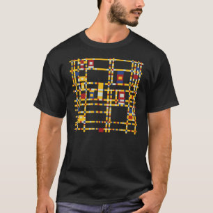 T-shirts Piet Mondrian - Broadway Boogie Woogie Arte Modern