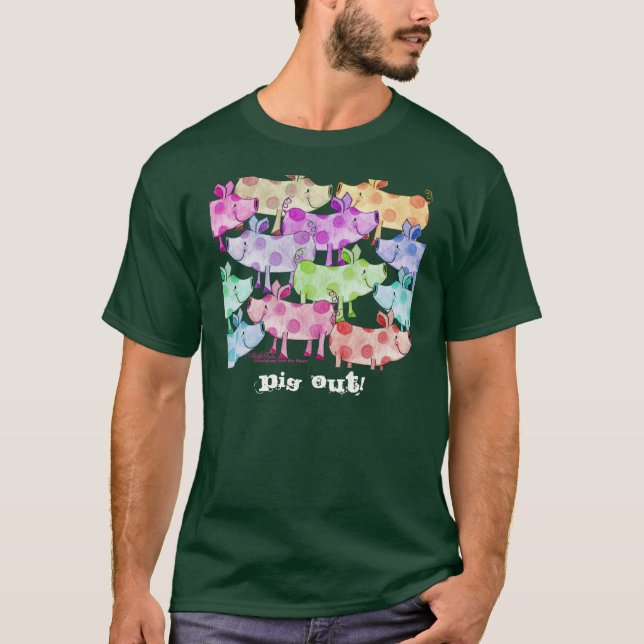 T-shirts Piggy Collage (Frente)