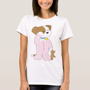 T-shirts Pijamas bonitos do filhote de cachorro