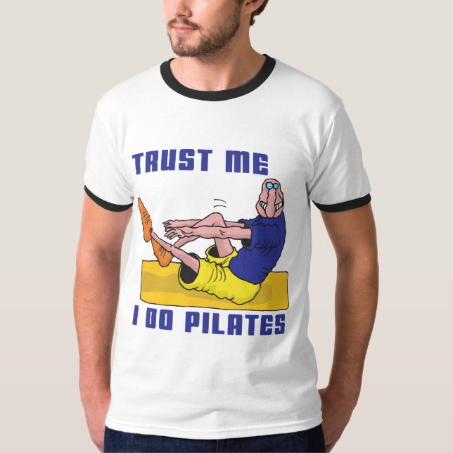 T-shirts Pilates engraçado (Frente)
