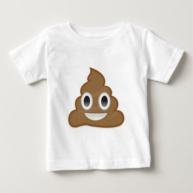 T-shirts Pilha de Poo Emoji (Frente)