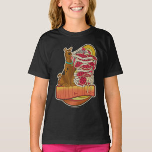T-shirts Pilha de Scooby-Doo do gráfico de "Munchies" da