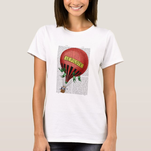 T-shirts Pilote Hot Air Balloon 2 (Frente)