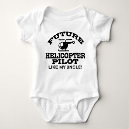 T-shirts Piloto De Helicóptero Futuro Como Meu Tio