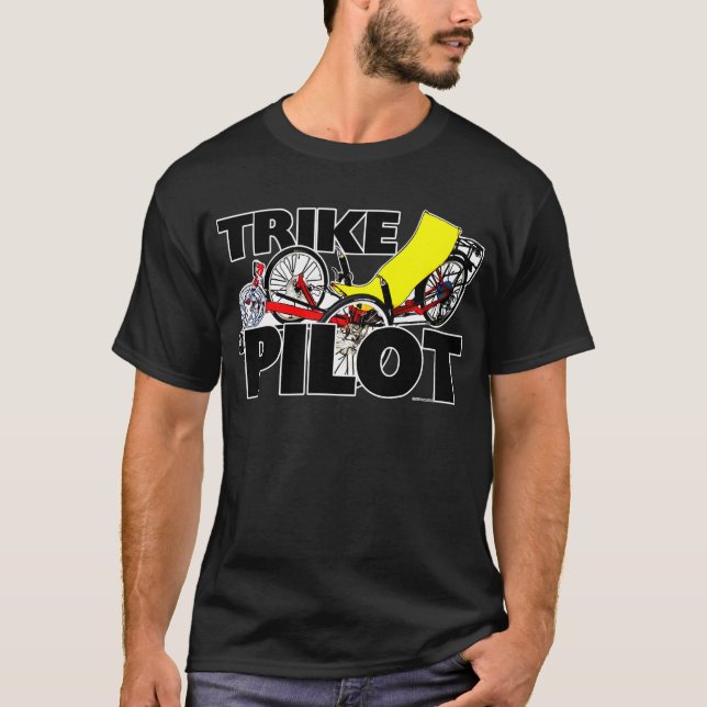 T-shirts Piloto de Trike (Frente)