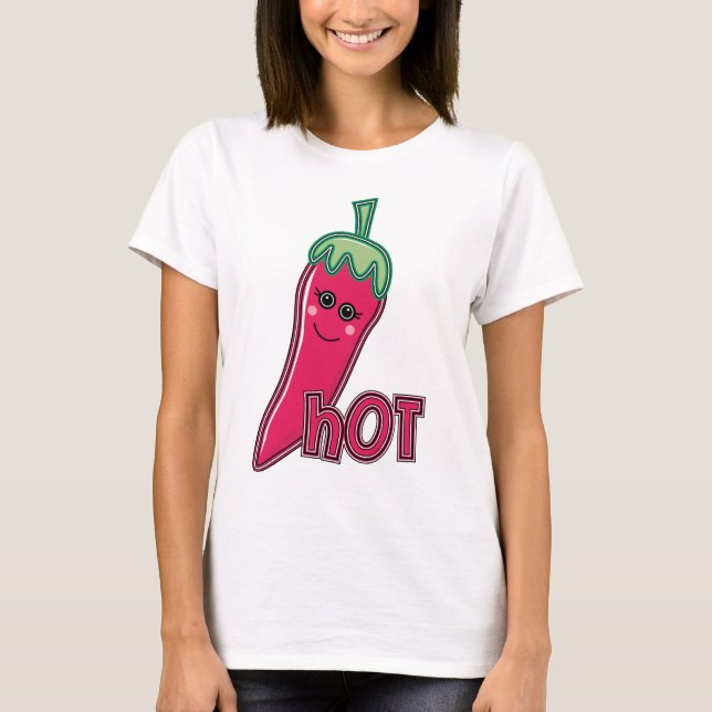 T-shirts Pimenta Rosa Quente (Frente)