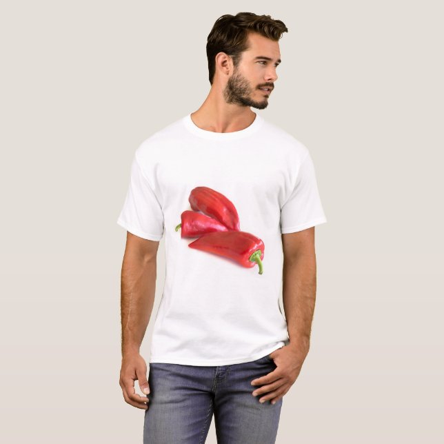 T-shirts Pimenta vermelha (Frente Completa)