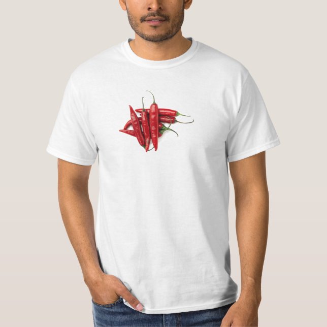 T-shirts Pimentos vermelhos (Frente)