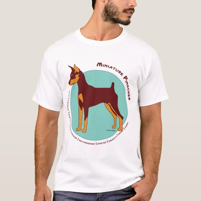 T-shirts Pin do minuto do chocolate (Frente)