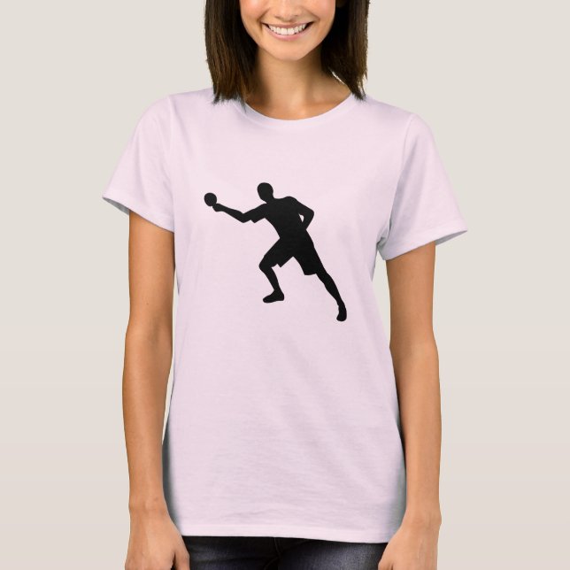 T-shirts Ping pong player (Frente)