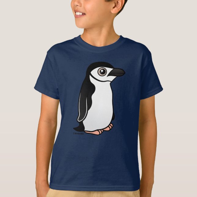 T-shirts Pinguim de Chinstrap (Frente)