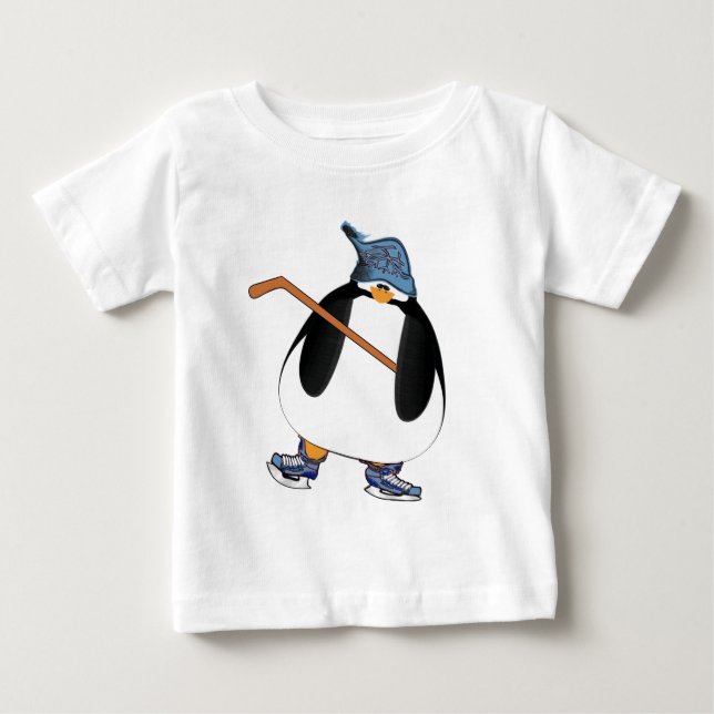 T-shirts Pinguim de Hóquei (Frente)