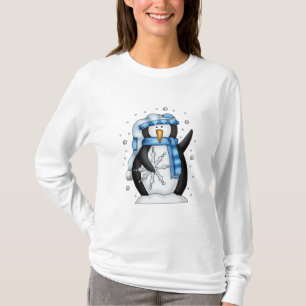 T-shirts Pinguim do feriado do Natal
