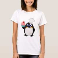 Pinguim do padeiro com cupcake II