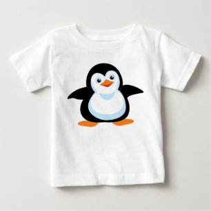 T-shirts pinguim dos desenhos animados
