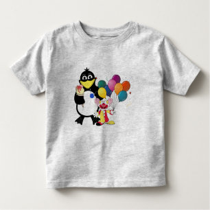 T-shirts Pinguim engraçado e desenho de palhaços