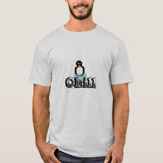 T-shirts pinguim, frio