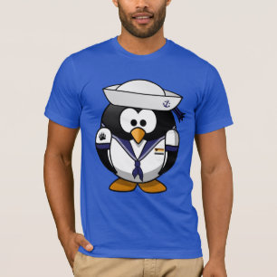 T-shirts Pinguim Marinheiro Com Motivos de Orgulho do Urso